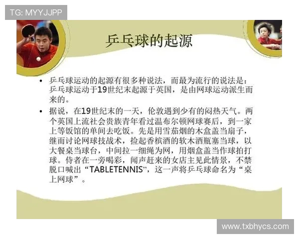 乒乓球运动的魅力与发展历程：从起源到世界舞台的崛起